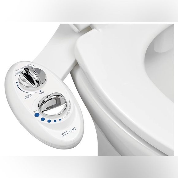 LUXE Bidet NEO 120 Fresh Water Non-Electric Bidet Attachment for Toilet Seat NWT - Picture 2 of 9